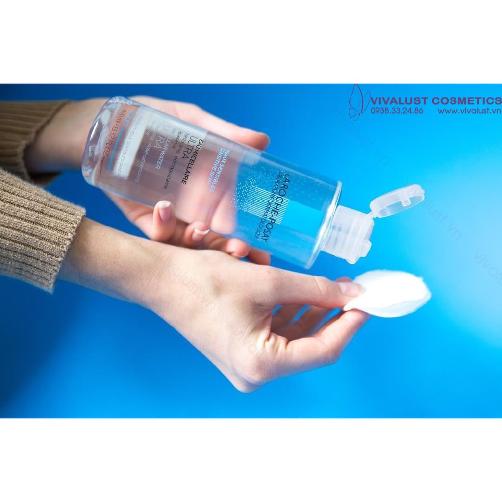 Nước tẩy trang LA ROCHE-POSAY Micellair Water Ultra Sensitive Skin 400ml ♥ Dành Cho DA NHẠY CẢM - HÀNG CHÍNH HÃNG