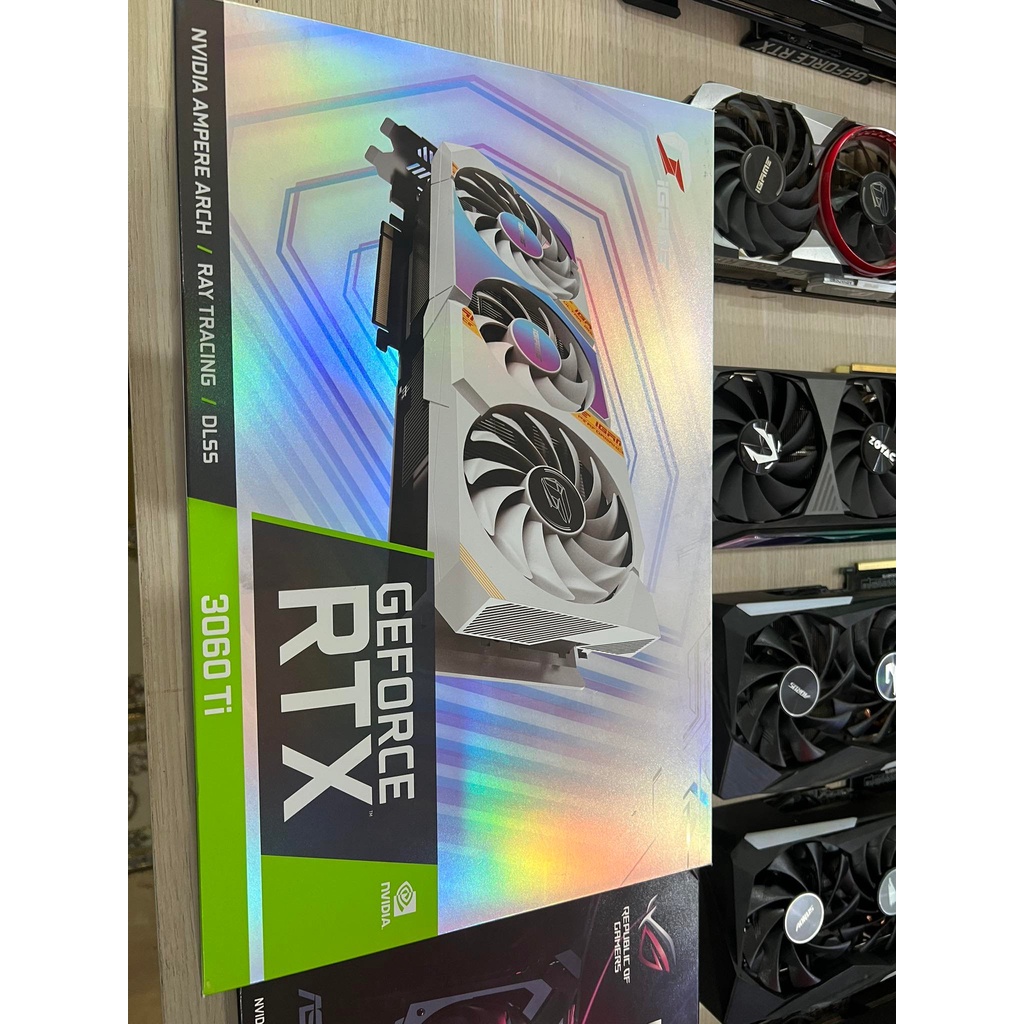 Card màn hình Colorful iGame RTX 3060 ti Ultra White OC 8G