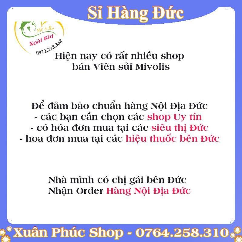 Viên Sủi Mivolis Vitamin C và các vị khác Hỗ trợ tăng cường hệ miễn dịch 20 Viên của Đức
