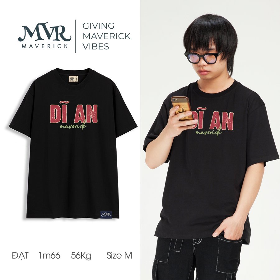 Áo thun Unisex phông cotton Dĩ An ao cặp gia đình fact UNDER MVR BB4255