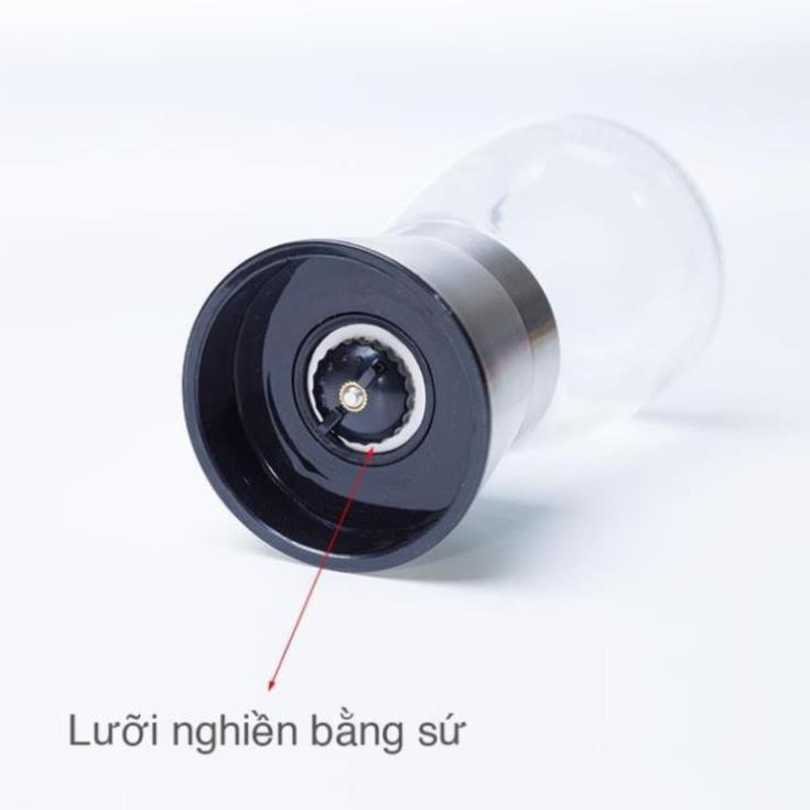 Lọ Dụng Cụ Xay Tiêu Đa Năng Bằng Inox Cao Cấp