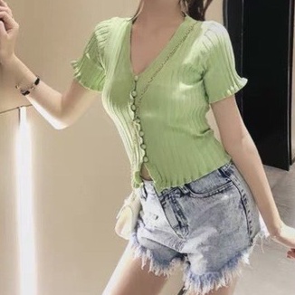 Áo len 4 cúc vải MS 13