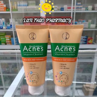 Sửa rửa mặt ngừa mụn thâm hiệu quả acnes vitamin cleanser