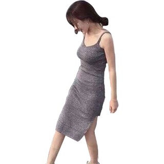 ĐẦM THUN BODY 2 DÂY MẢNH XẺ TÀ