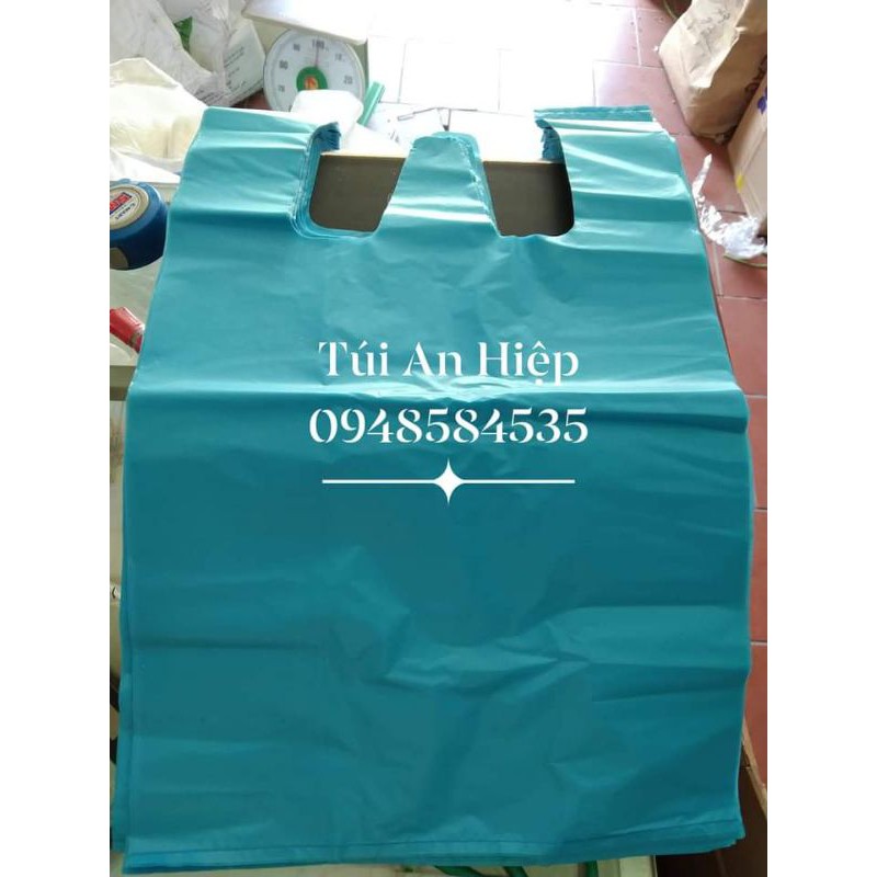 Túi nilon xanh đục, dày