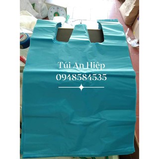 Túi nilon xanh đục, dày