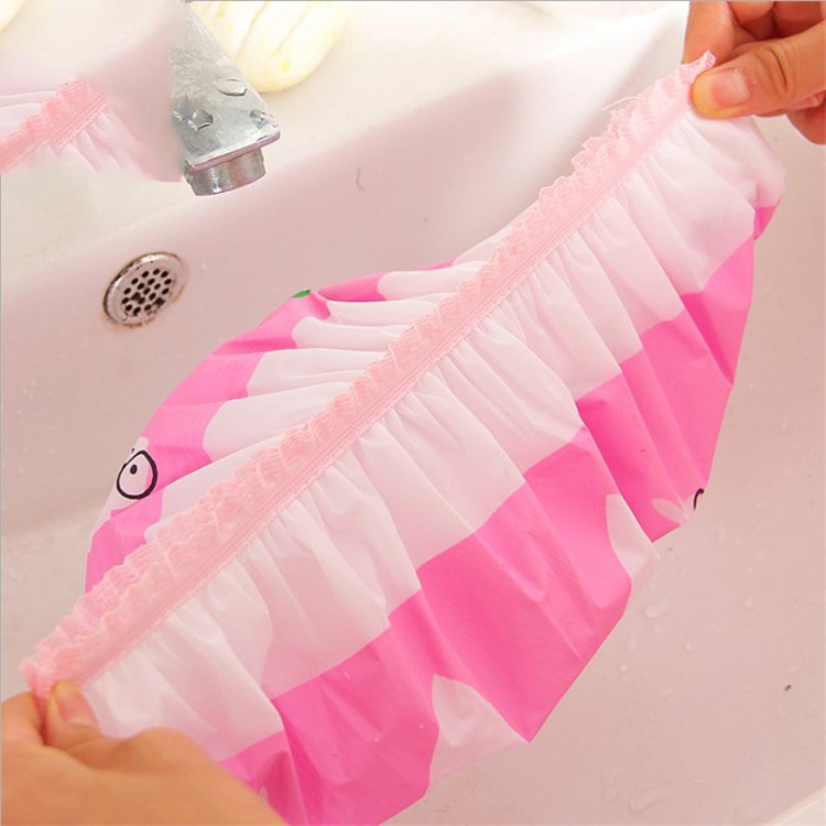 Mũ Trùm Đầu Ủ Tóc Khi Đi Tắm KUNBE, Chống Thấm Nước, Nhiều Hình Ngộ Nghĩnh