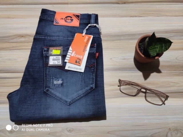 Quần dài jean nam giản ôm body Hải Triều