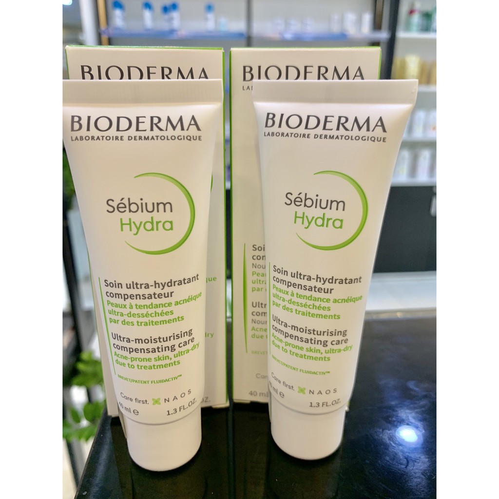 Kem dưỡng ẩm Bioderma sébium hydra 40ml dành cho da dầu mụn và da khô