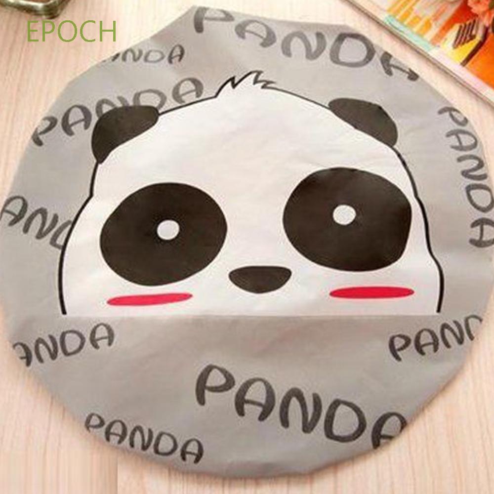 Mũ trùm bảo vệ tóc khi tóc in họa tiết hoạt hình đáng yêu tiện lợi cho nữ