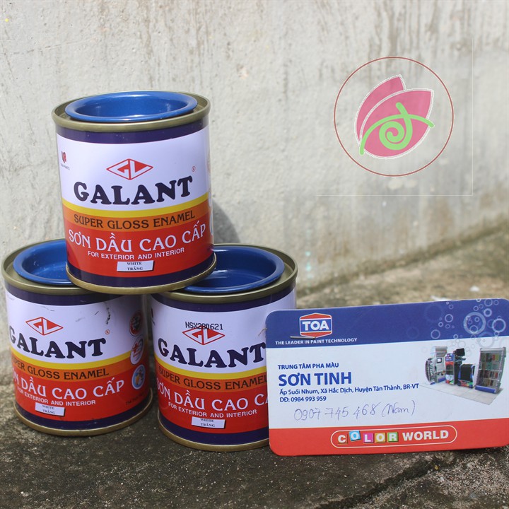 SƠN DẦU GALANT MÀU XANH DƯƠNG ĐẬM DÙNG CHO GỖ VÀ KIM LOẠI 70 ML