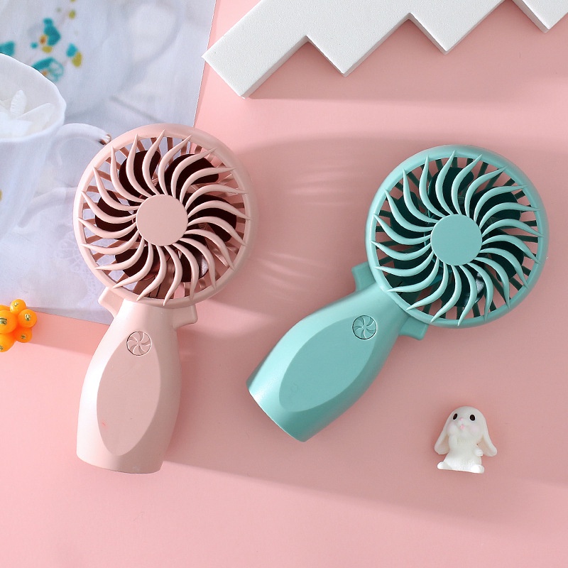 Quạt Mini Cầm Tay Màu Sắc Thanh Lịch Sạc usb Tiện Dụng