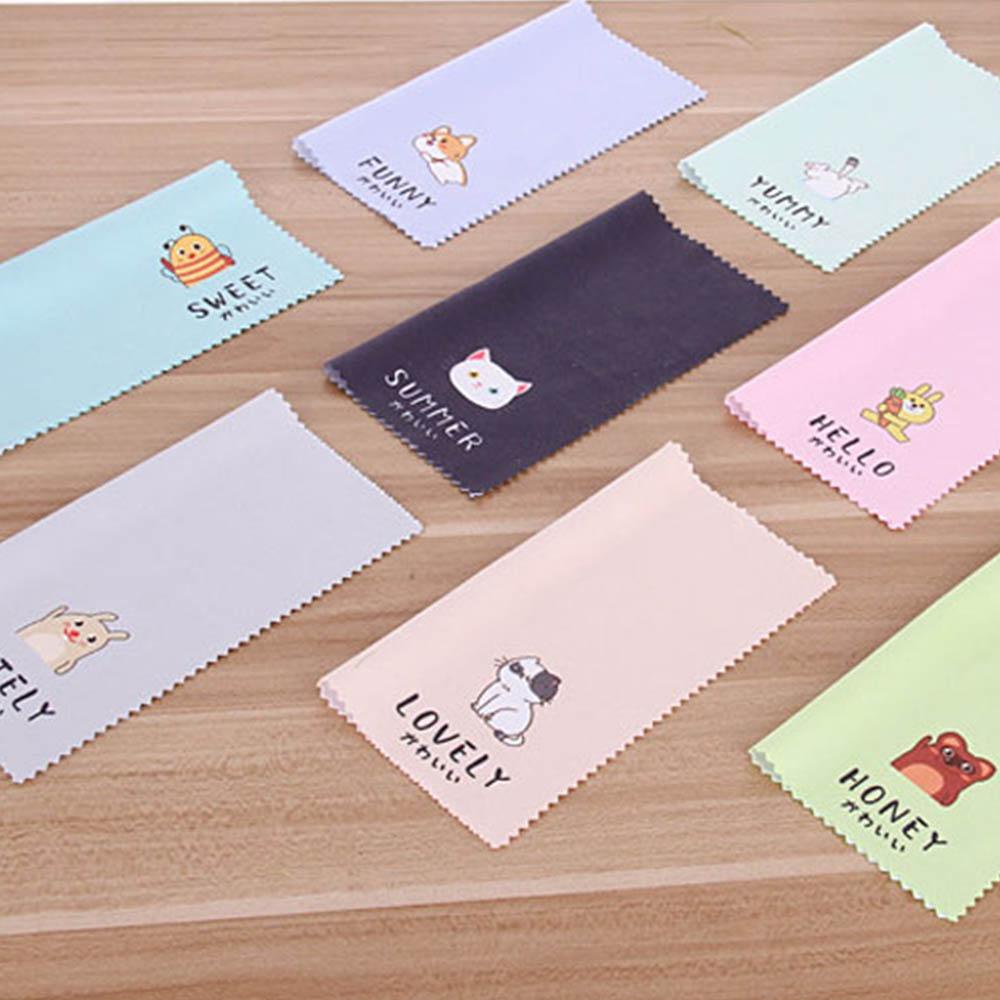 Khăn Lau Tròng Kính Chất Liệu Microfiber Họa Tiết Hoạt Hình