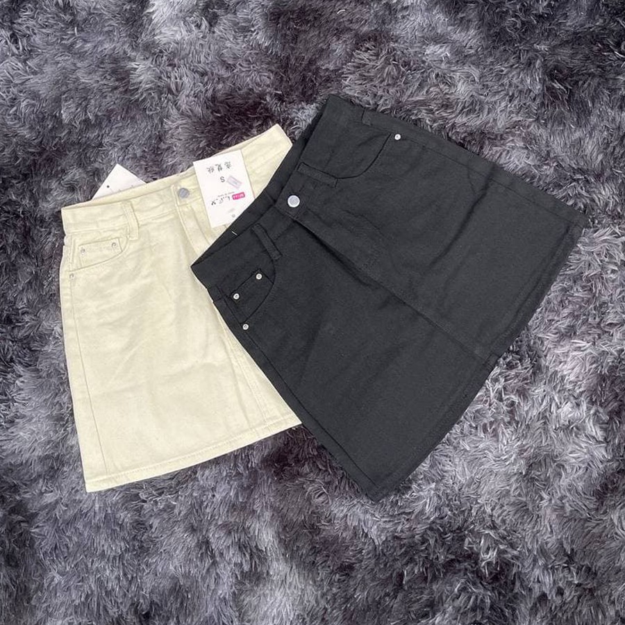 Chân Váy Chữ A Vải Denim Dáng Ngắn Lưng Cao Phong Cách Hàn Quốc 93HEY CV04 | BigBuy360 - bigbuy360.vn