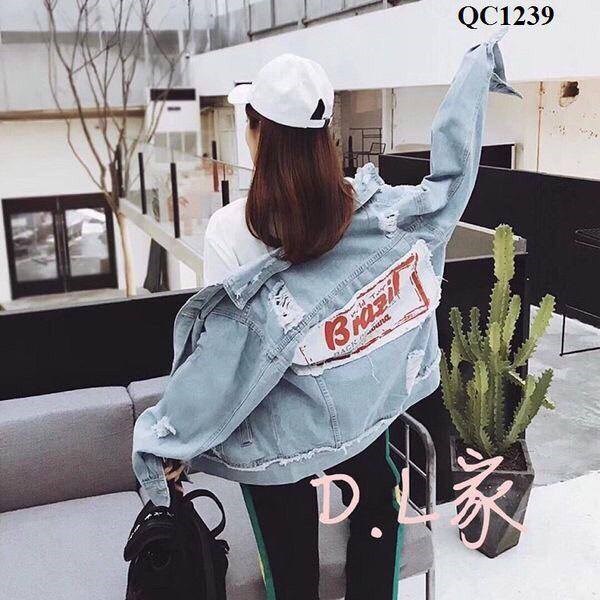 Áo Khoác Jeans, Áo Jackets Jeans Brazil Unisex Cho Cả Nam Và Nữ Vải Jeans Xuất Dày Dặn [AKBN11]