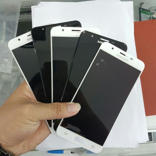 Màn hình samsung J7prime G610 zin trắng đen.