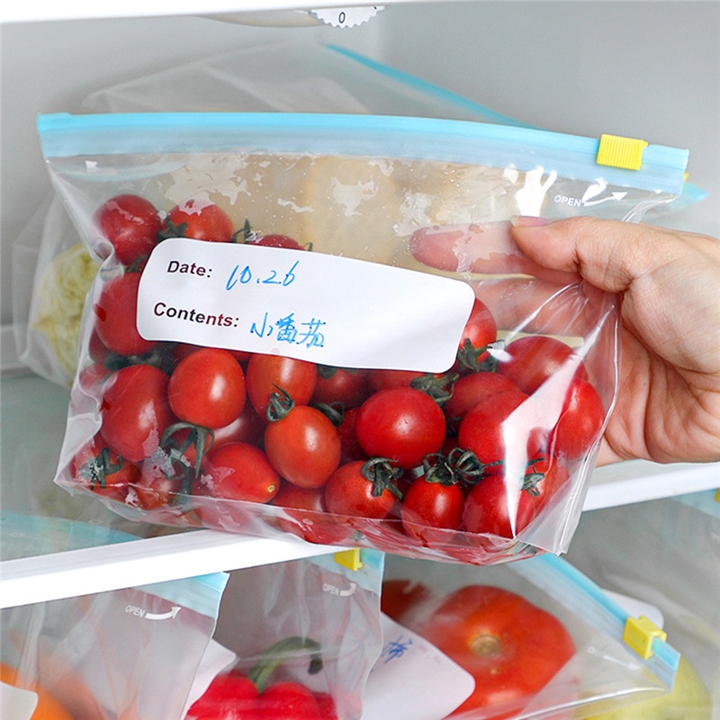 1/10PCS hộp túi zíp zip đựng thực phẩm tái sử dụng nhiều lần trong tủ lạnh