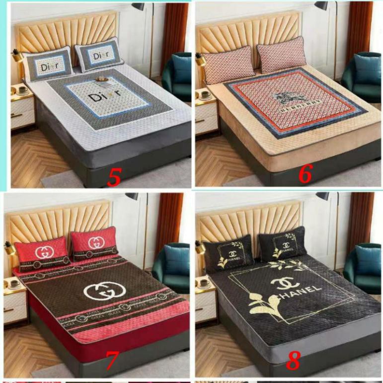 Ga gối nỉ nhung bọc chun thương hiệu