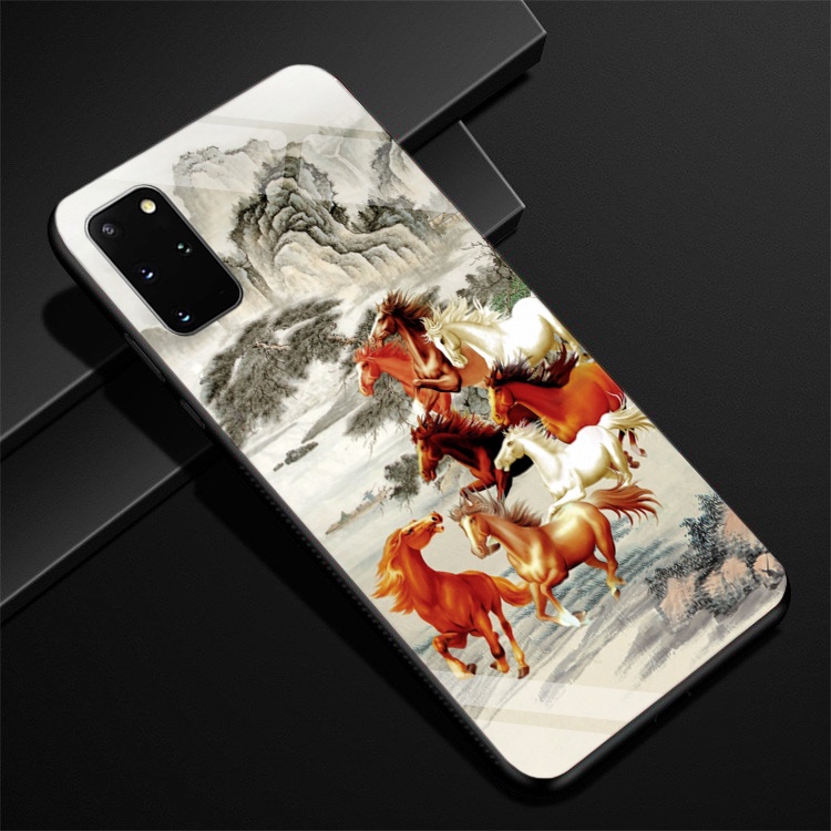 Ốp Lưng Samsung S20, S20+, S20 FE mặt kính cường lực cao cấp, thiết kế Độc Quyền