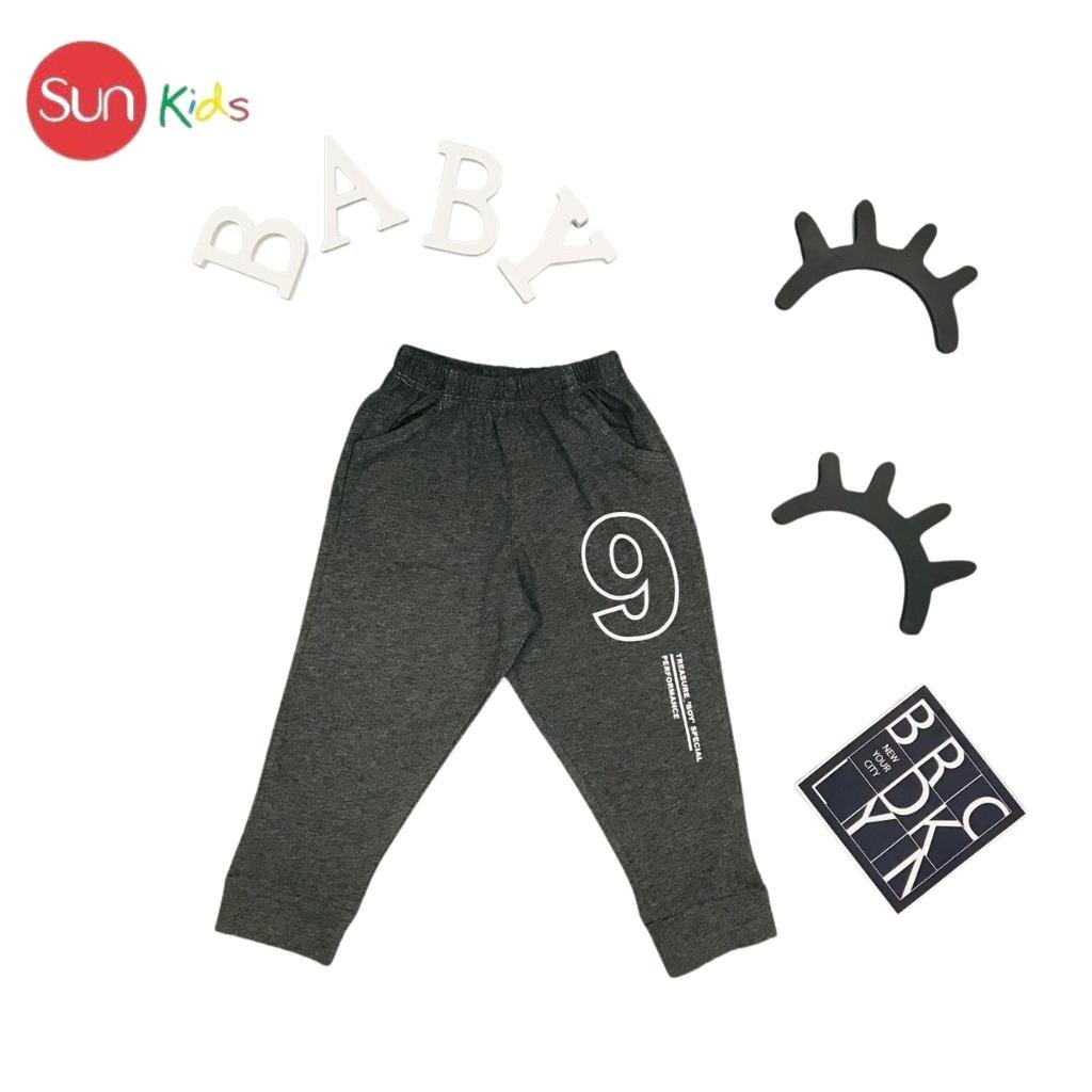 Quần dài bé trai size 1-10, quần dài cotton bé trai chất cotton mỏng, mềm mát,phù hợp mặc thu. size 1-10 - SUNKIDS1