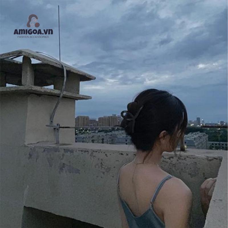 Kẹp Tóc Trong Suốt Kiểu Dáng Đơn Giản Thời Trang