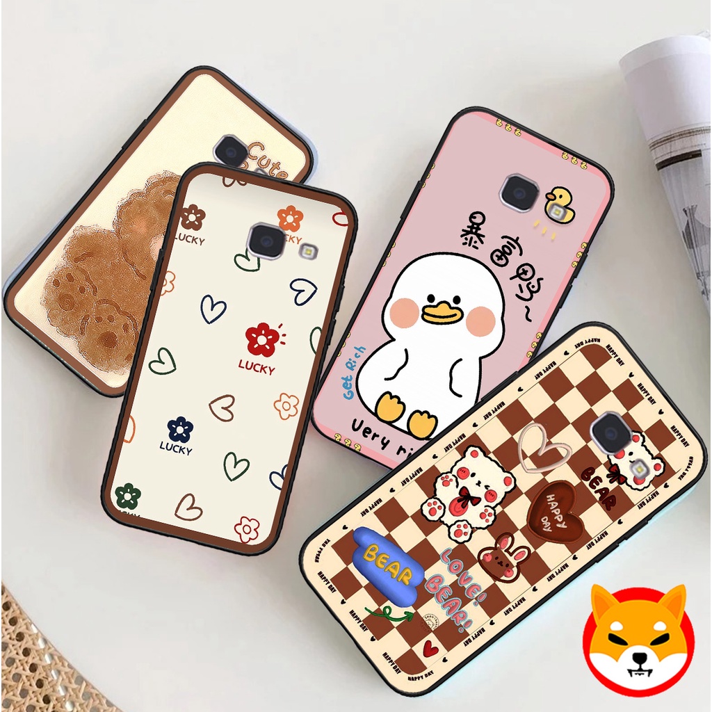 Ốp Samsung A9 Pro / C9 Pro in hình gấu , trái tim , vịt cute duck dễ thương