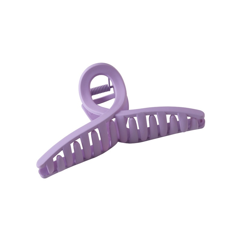 Kẹp Tóc acrylic Màu Tím Thiết Kế Đơn Giản