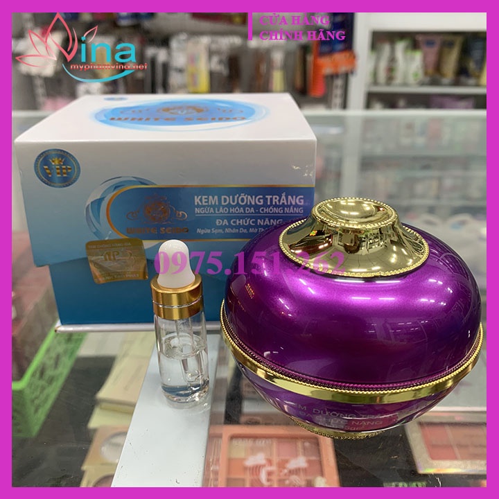 Kem White Seido dưỡng trắng chống lão hóa, chống nắng 35gr