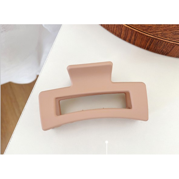 Kẹp tóc nhám cỡ lớn kiểu dáng đơn giản phong cách Hàn Quốc trẻ trung