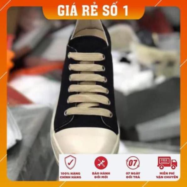 [Sale 3/3] [ 💝 GIÁ SALE] Giày rick owen cổ thấp 🌟  R🔥E🔥P 1:1 VN đế thơm Full box + Bill Sale 11 < ` .