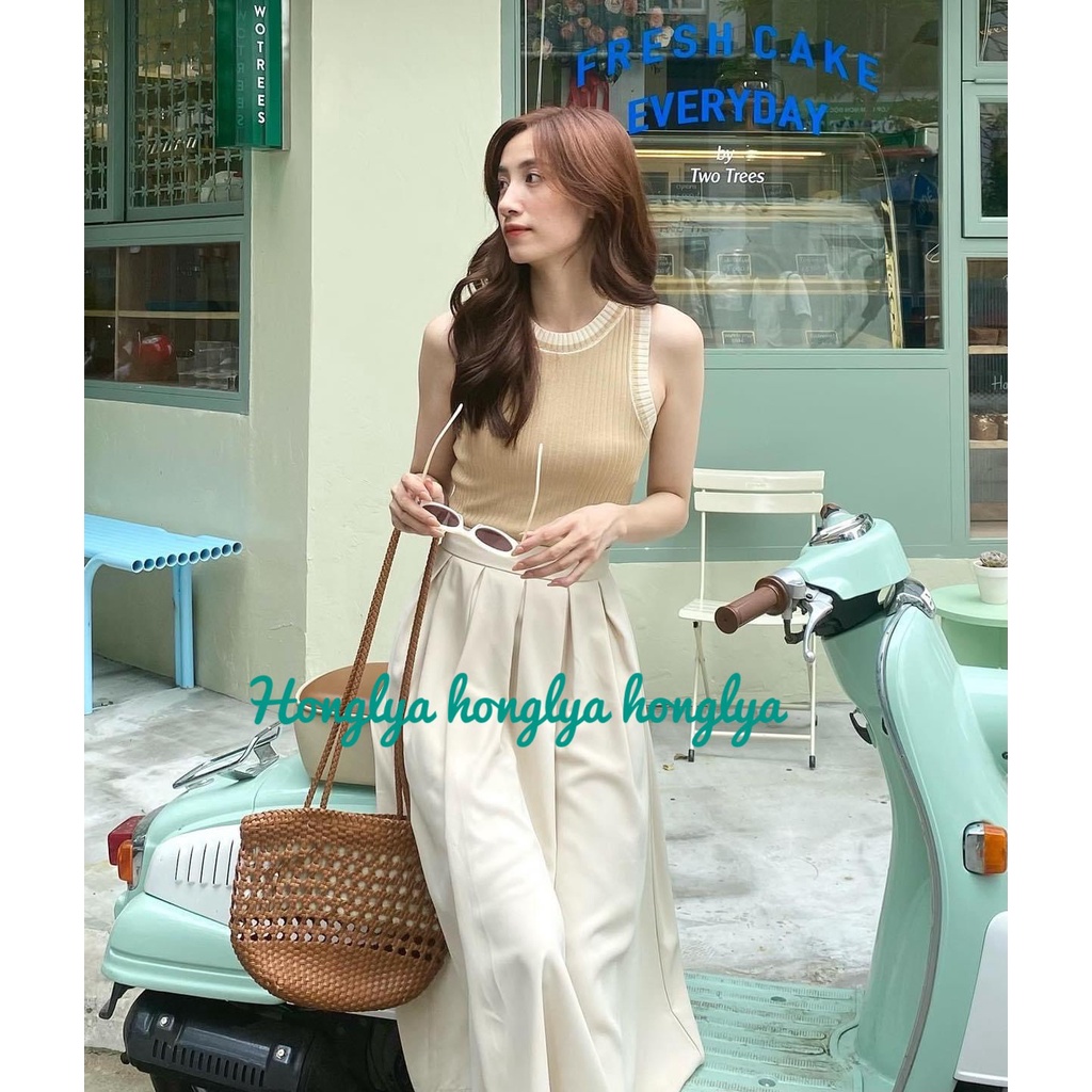 Áo len ba lỗ năng động cực chất phong cách ullzzang