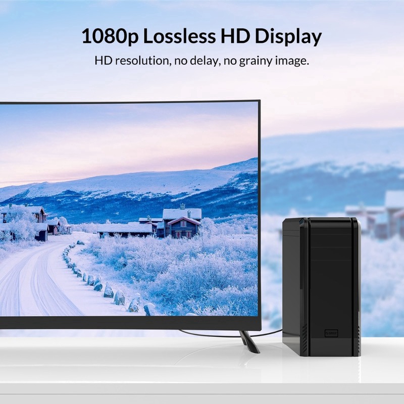 Dây cáp chuyển đổi ORICO DVI sang VGA 1080P 60HZ DVI 24 + 1/ DVI 24 + 5 đầu cắm tiện lợi