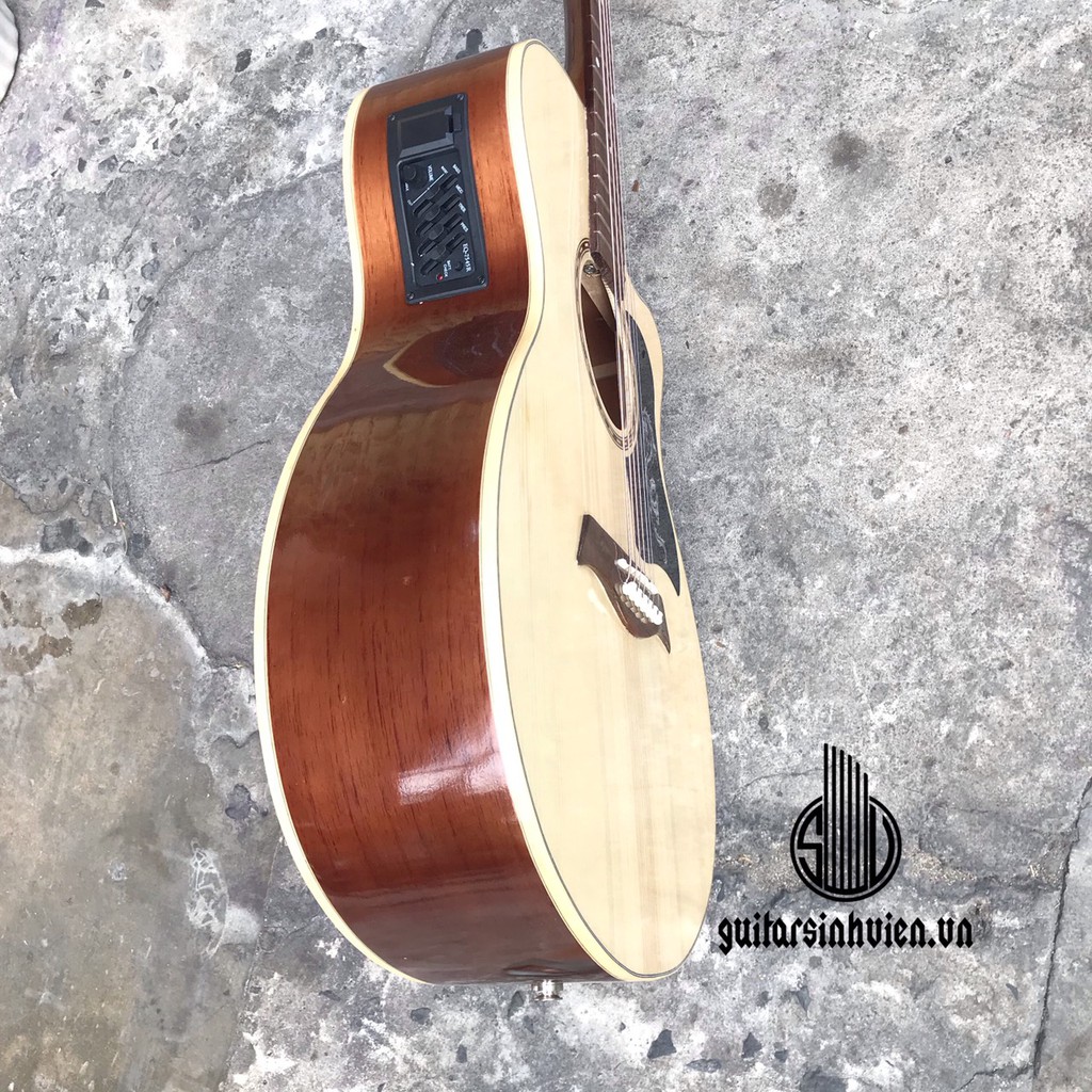 Đàn guitar SVA2 - đàn gỗ thịt và có ty chống cong, tặng 7 phụ kiện