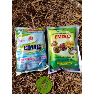 Bộ Đôi Ủ Phân Emic & Emzeo Bổ Sung Hoàn Hảo Cho Nhau Các Chủng Em Gốc Gói 200gr