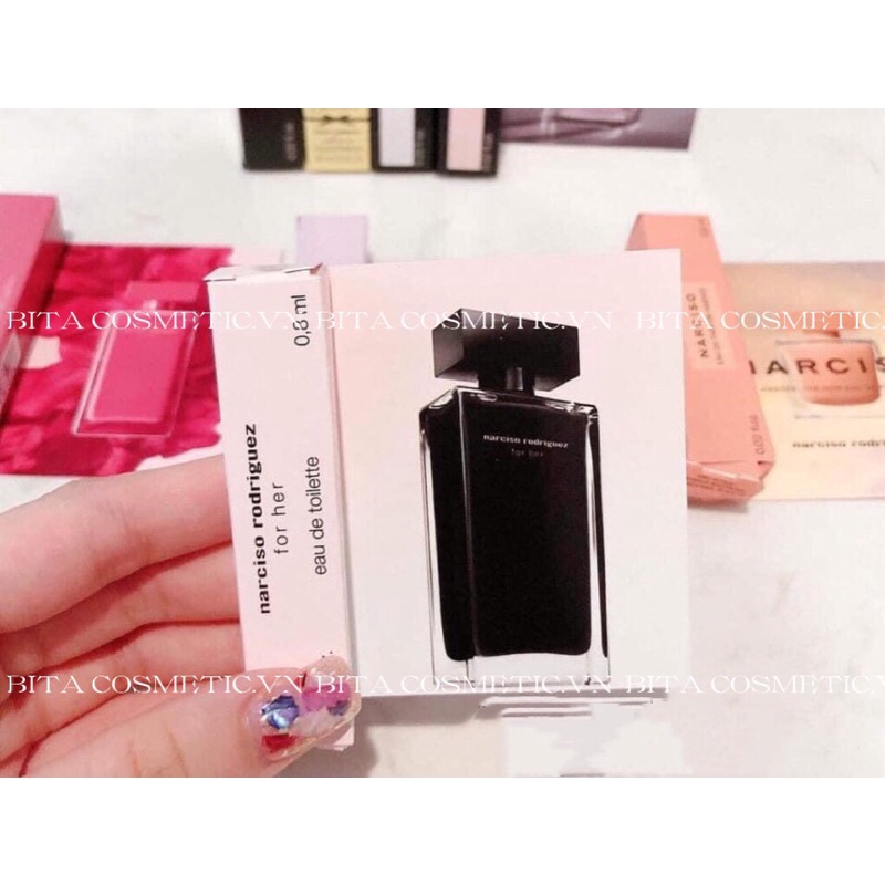 Vial/Mẫu thử 0,8ml nước hoa Narciso Rodriguez For Her EDT