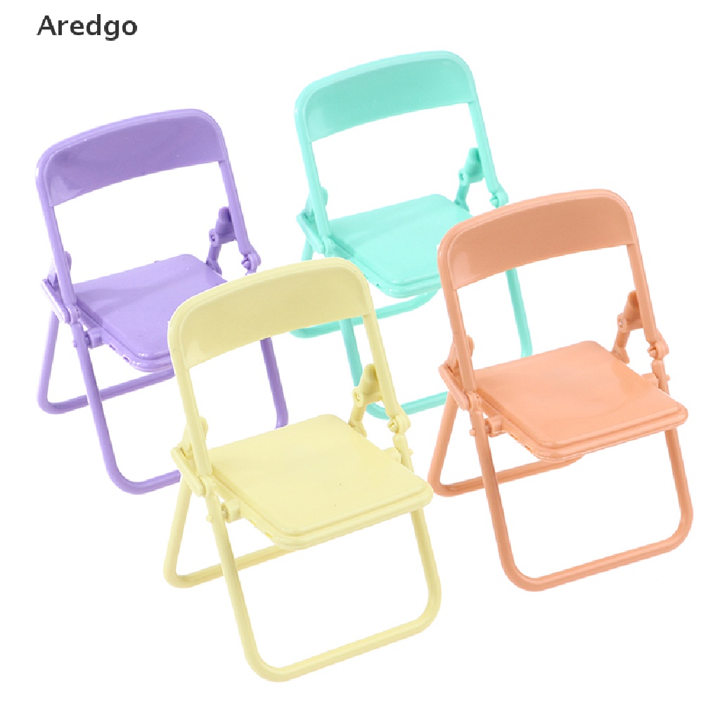 1 ghế xếp mini 1:12 trang trí nhà búp bê
