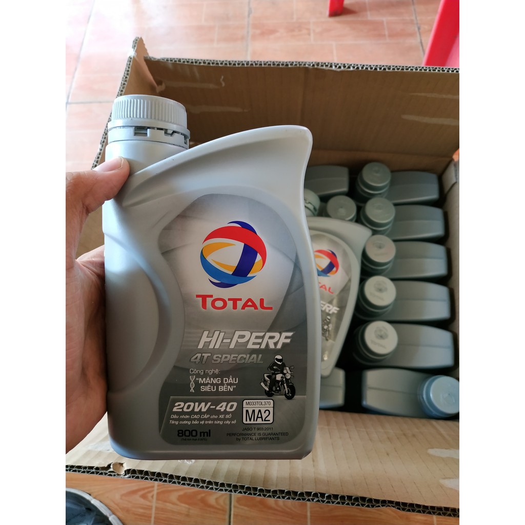 Dầu nhớt Total HI-PERF 4T SPECIAL 20W40 800ml