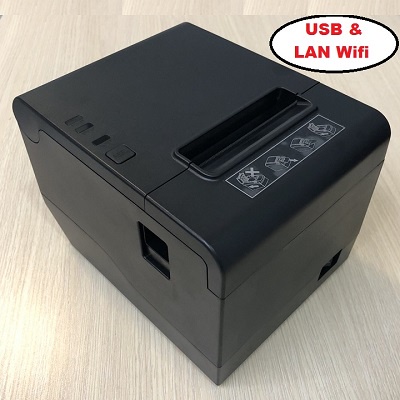 Máy In Hóa Đơn Nhiệt K80 Xprinter A200UL USB+Lan in từ PC và điện thoại