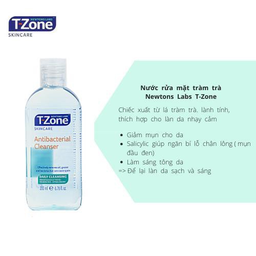 [Mã COSGLORIAT4 -8% đơn 250K] Toner làm sạch và diệt khuẩn cho da dầu mụn T-Zone Clear Pore Antibacterial C 200ml
