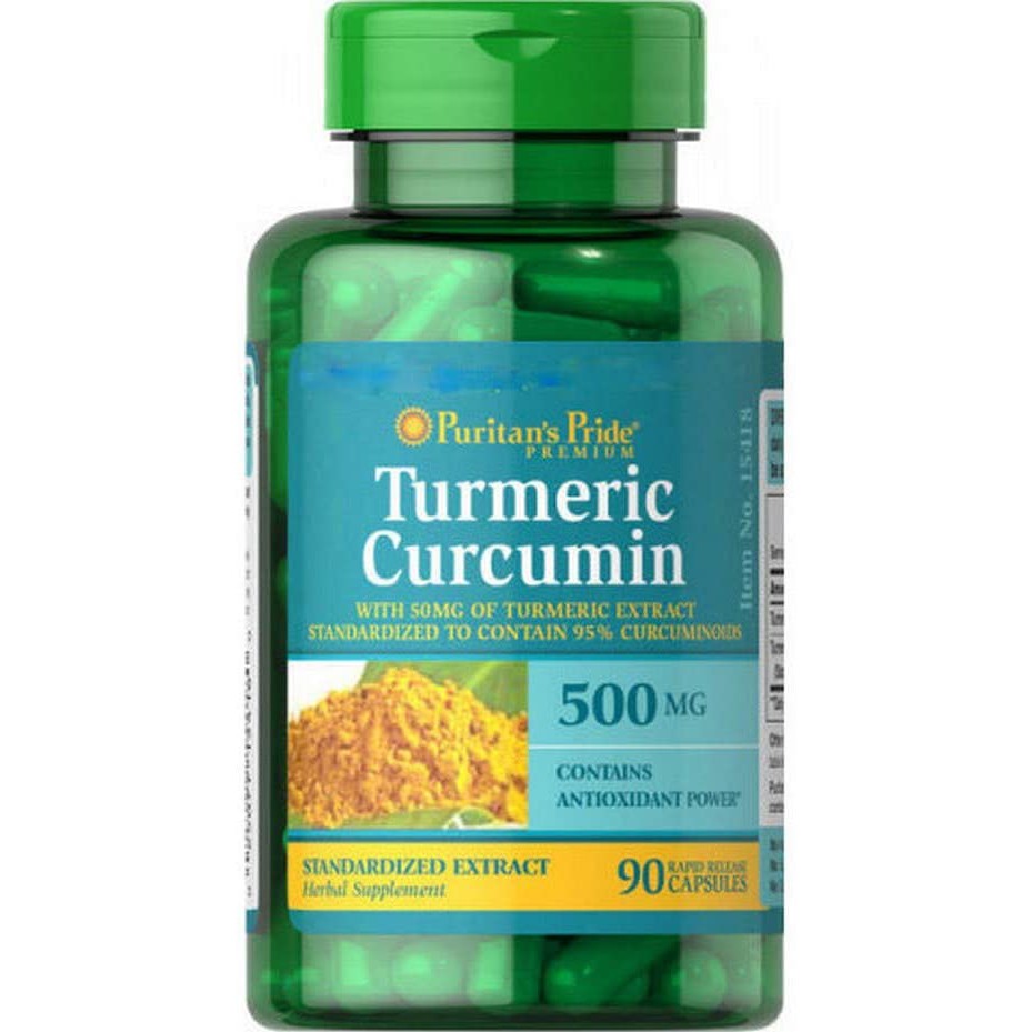 Tinh Chất Nghệ Vàng Puritan's Pride Turmeric Curcumin 500mg 90viên
