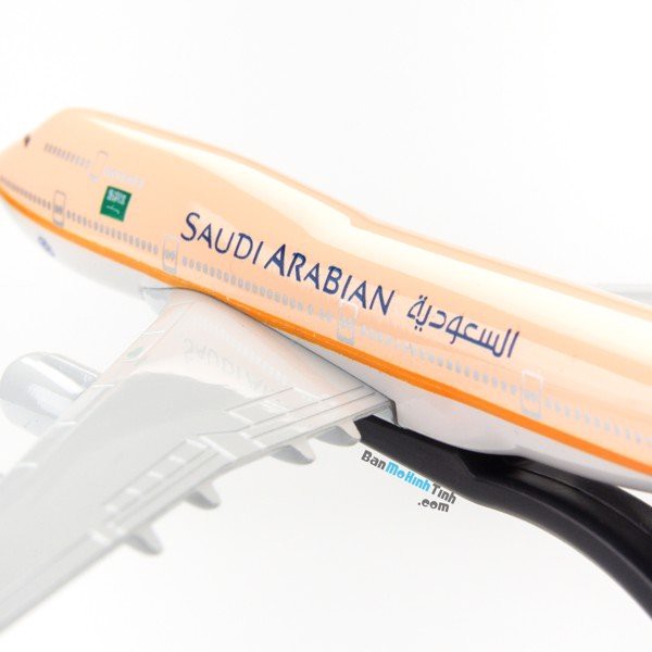 Mô hình máy bay Saudi Abarian Airlines Boeing B747 16cm Everfly