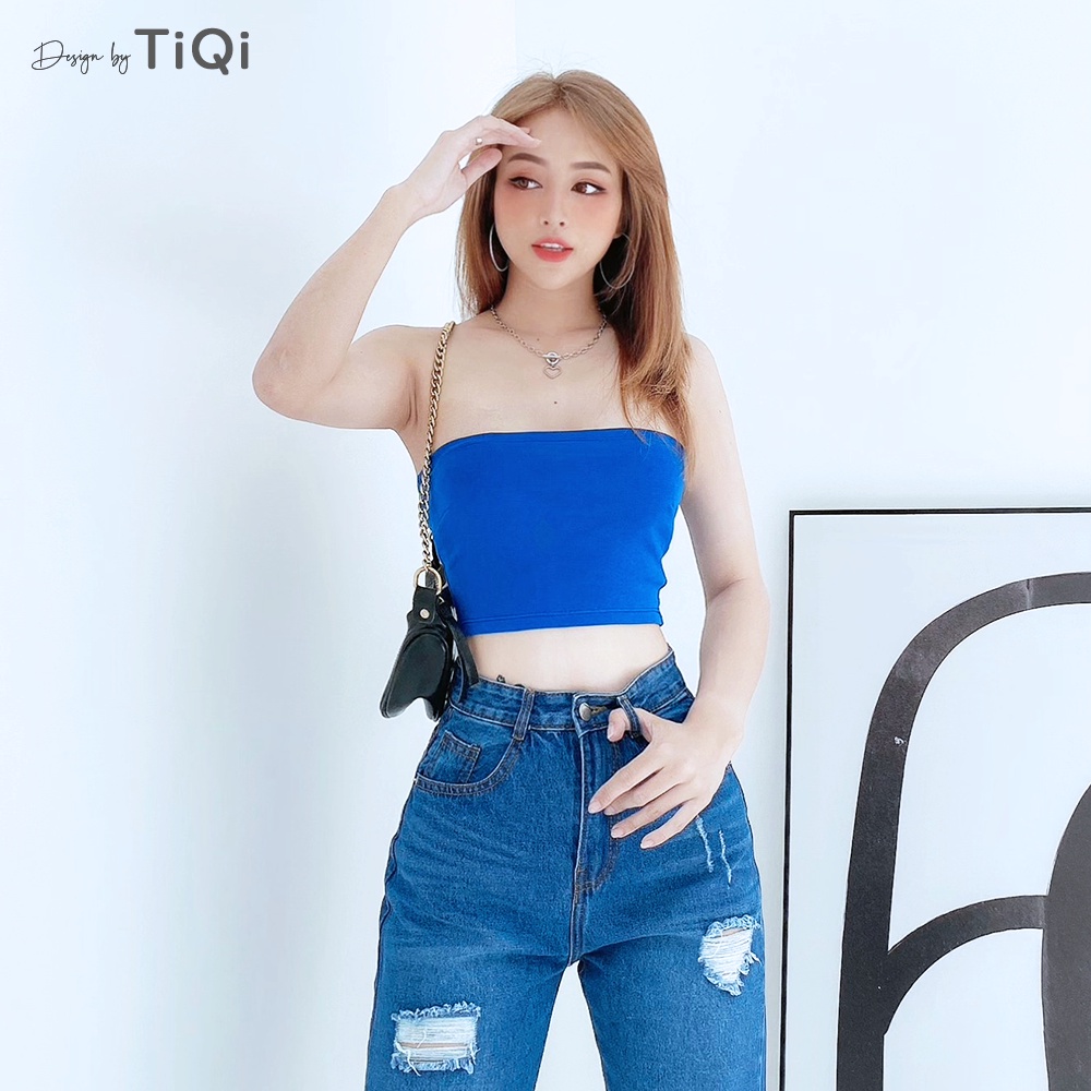 Áo ống nữ vải thun cotton nhiều màu TiQi Jeans A153