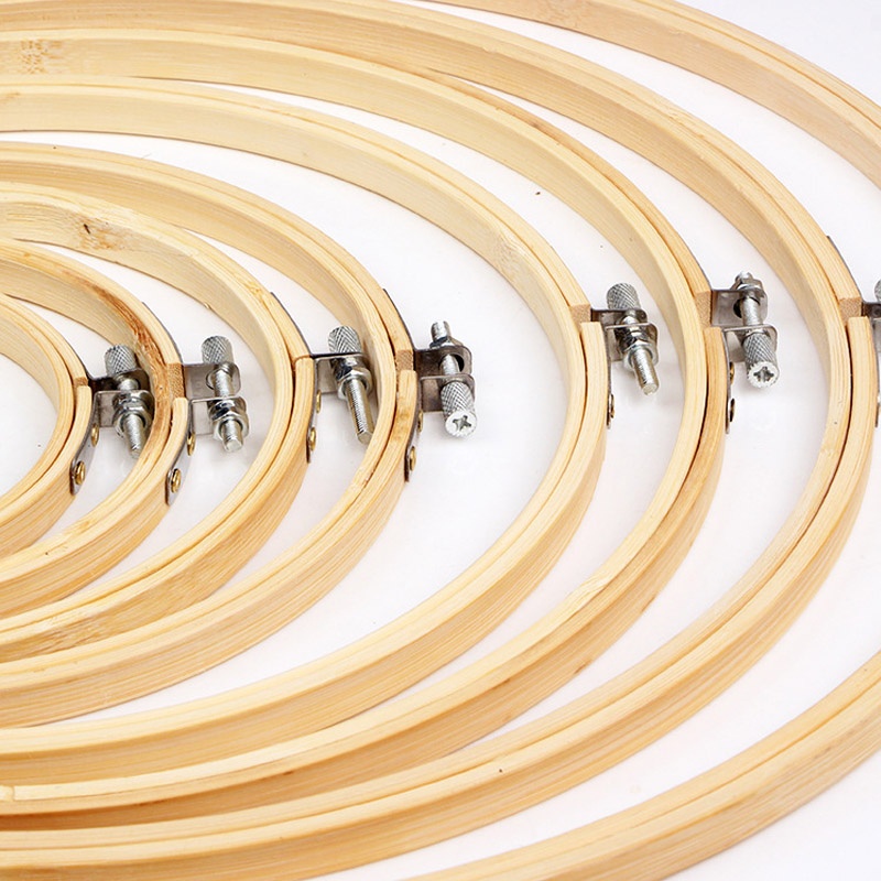 khung thêu tre nhiều kích cỡ từ 8cm đến 40cm