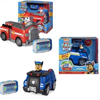Đồ chơi Paw Patrol: Xe Marshall và Chase RC có điều khiển chạy