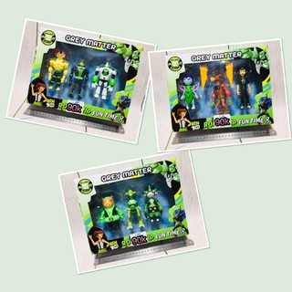 Mô hình đồ chơi 3 nhân vật Ben 10