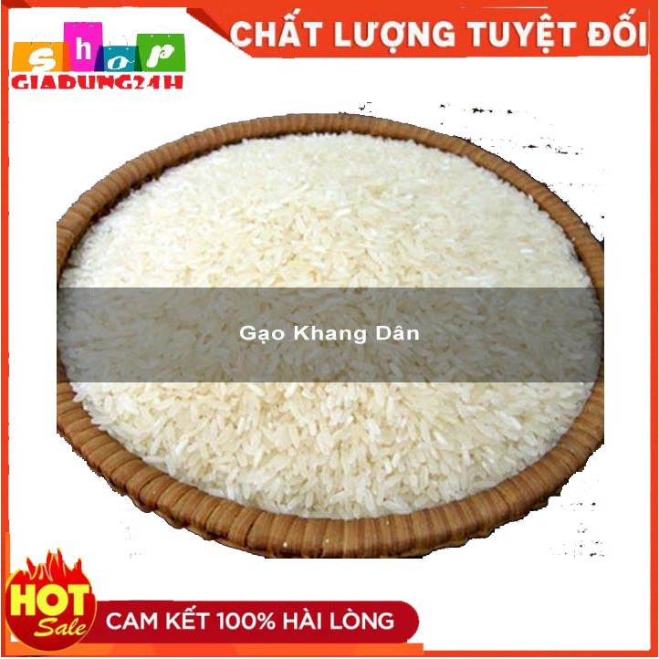 1kg Gạo Khang Dân -Phù Hợp Khách Thích Ăn Cơm Khô-Giadung24h