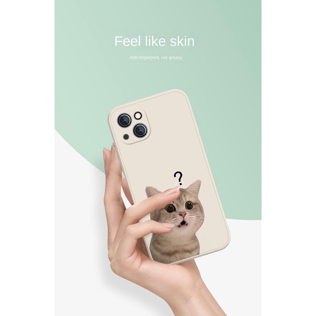 Ốp Điện Thoại Chống Sốc Hình Chó Mèo Cho Iphone 13 Pro 11 Pro Max Xr 6s 7 8 Plus 12 Mini 14 Pro Xs Max