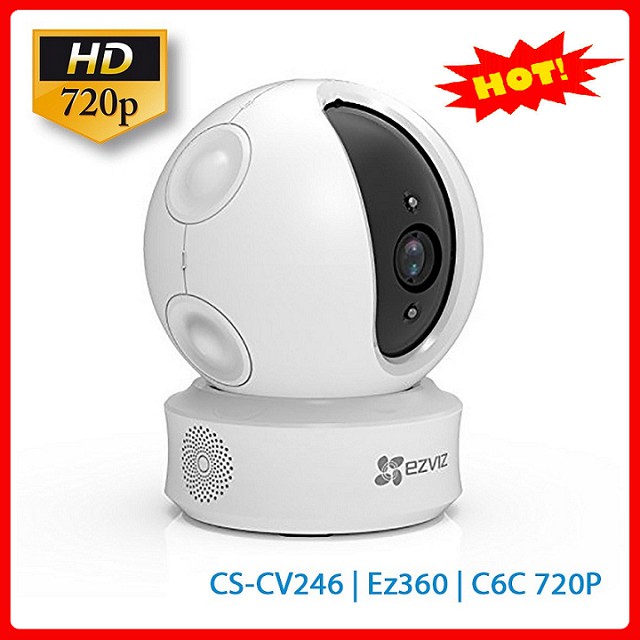 Camera Quan Sát IP Wifi Ezviz C6CN 720P 1MP - Hàng Chính Hãng