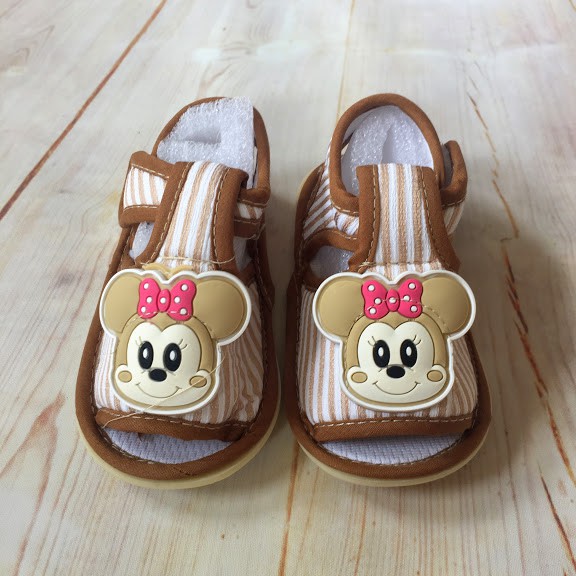 Giày Sandal Tập Đi cho bé gái size 12cm/ Giày vải tập đi