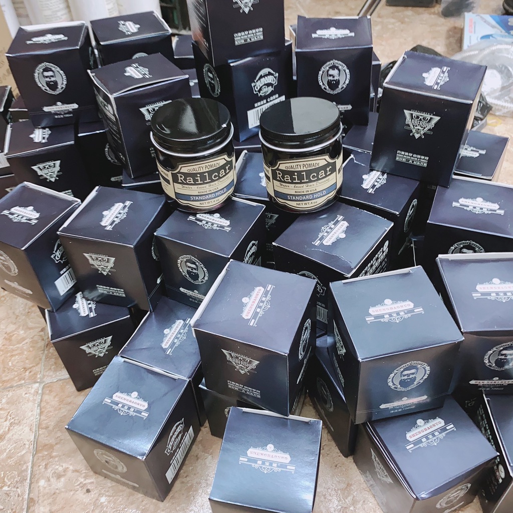 Sáp Vuốt Tóc Railcar Quality Pomade 100gr. Tạo Kiểu, Giữ Nếp Cho Tóc. Hàng Chính Hãng